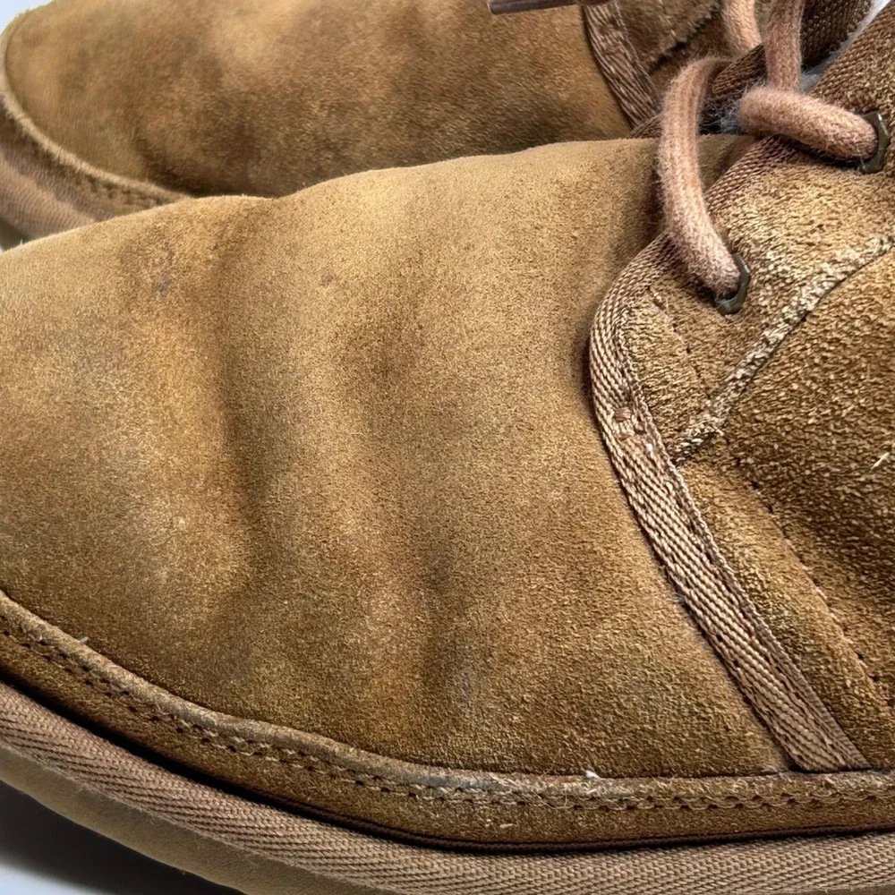 Ugg Neumel Chestnut Suede Lace Up Chukka Boots Mens 6 1017320K